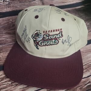 Vtg Savannah Sand Gnats Minor League  snapback hat